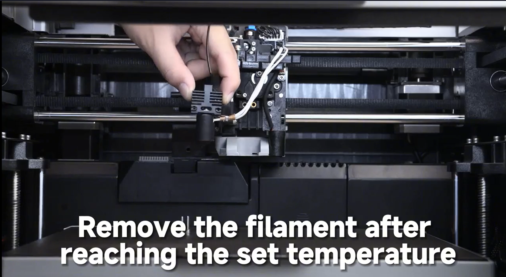Remove filament residue