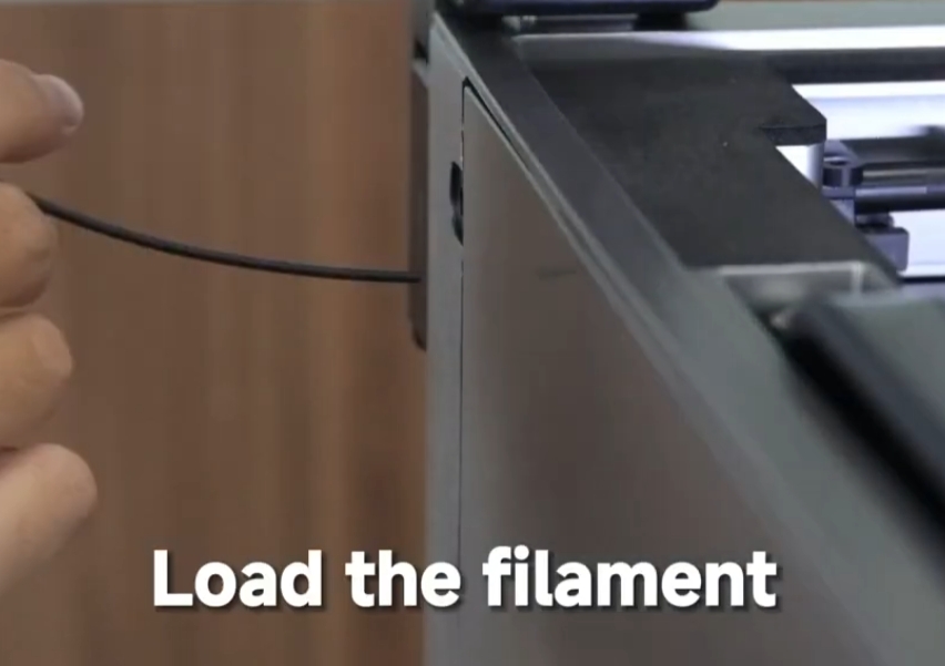Load filament