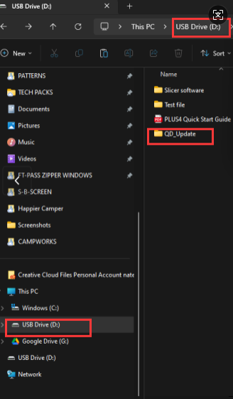 Offline update folder